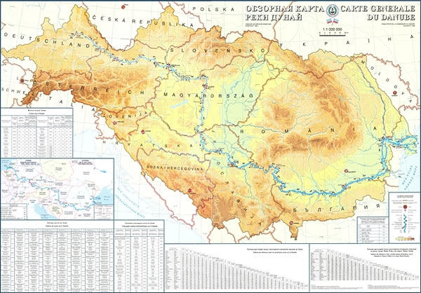 Overview Map of the Danube River